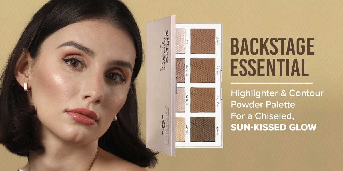 FOREVER 52 BACK STAGE ESSENTIAL HIGHLIGHTER & COUNTOUR POWDER PALETTE