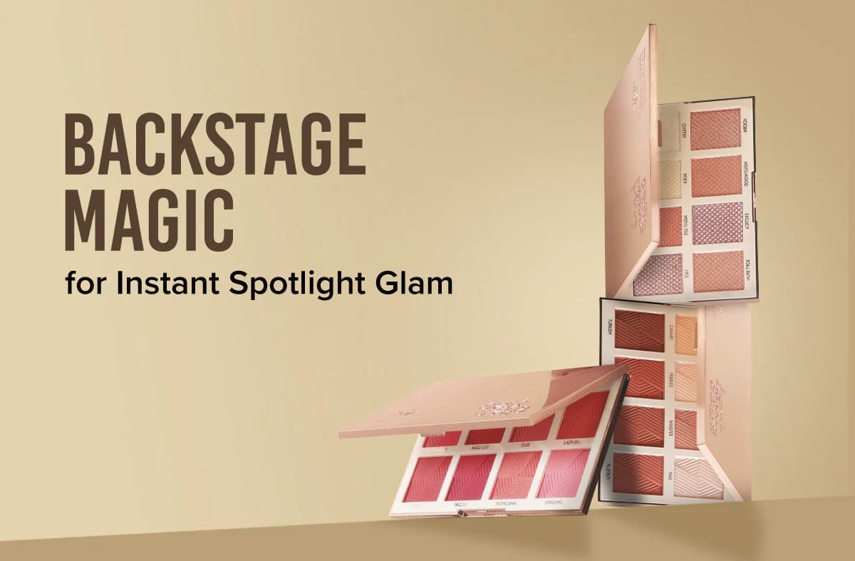 FOREVER 52 BACK STAGE ESSENTIAL HIGHLIGHTER & COUNTOUR POWDER PALETTE