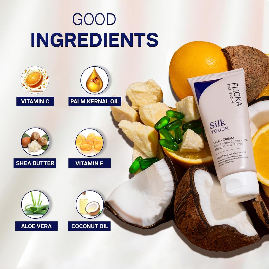 FLICKA SILK TOUCH MILK CREAM MOISTURIZER AND PRIMER 60G
