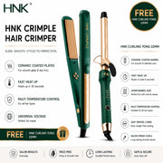HNK CRIMPLE HAIR CRIMPER (FREE HNK CURLING TONG 22MM)