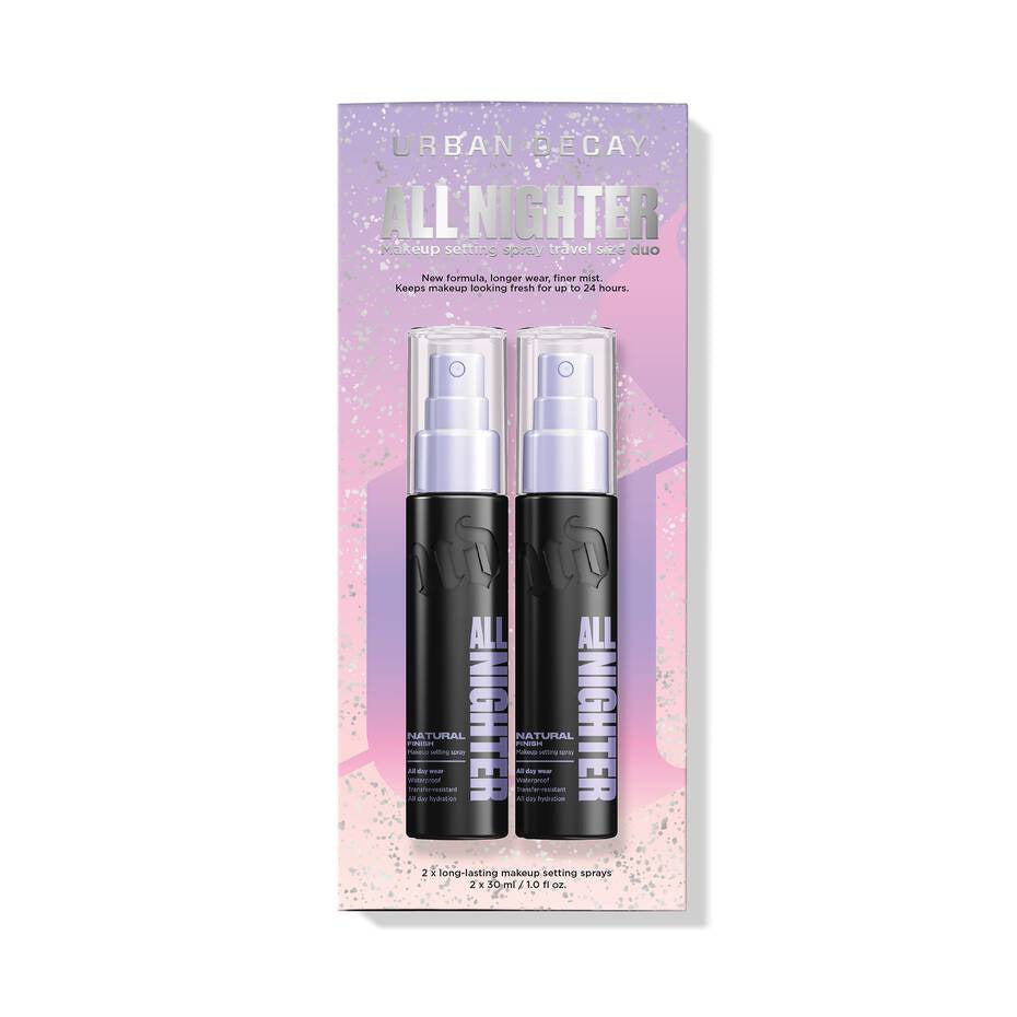 URBAN DECAY ALL NIGHTER MAKEUP SETTING SPARY TRAVEL SIZE DUO 2*30ML