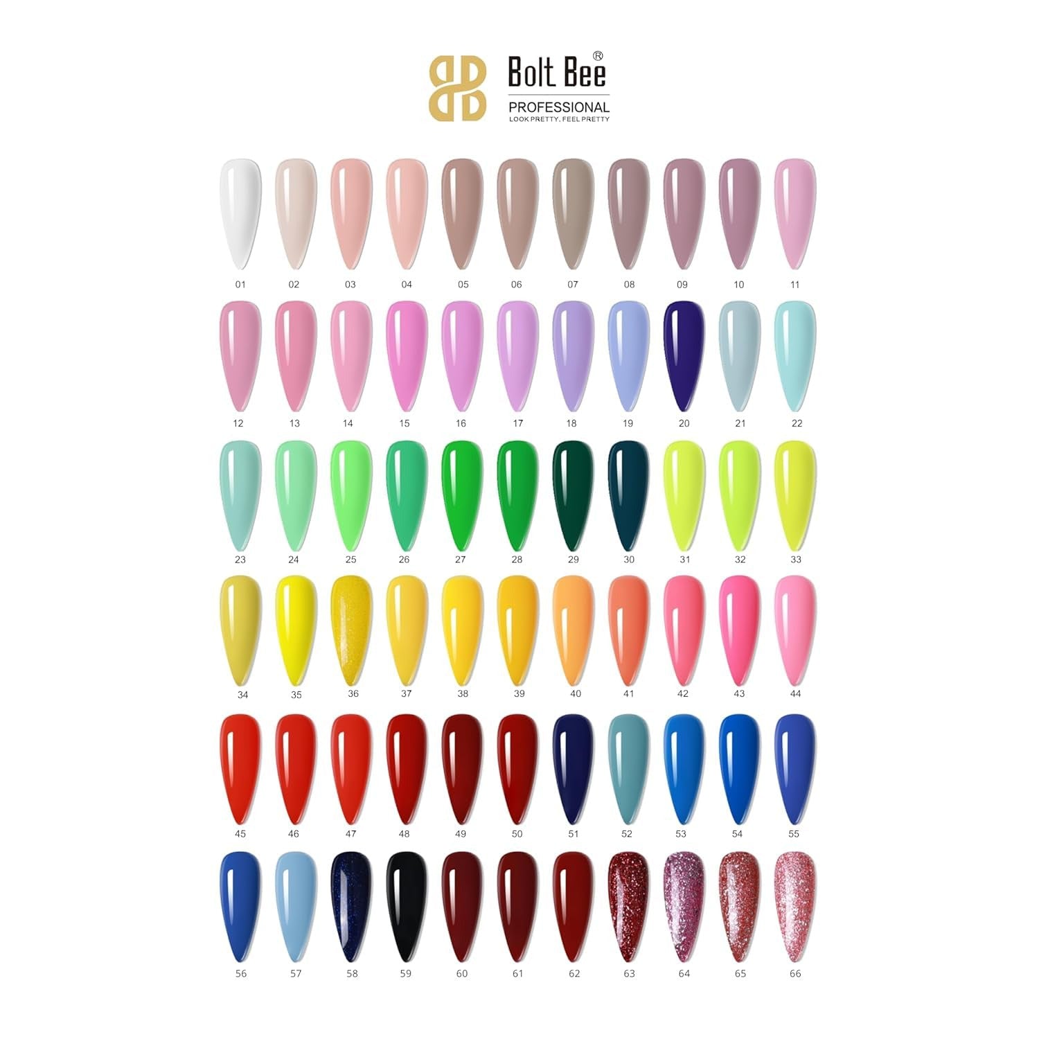 BOLT BEE WHITE GEL NAIL PAINT 15ML