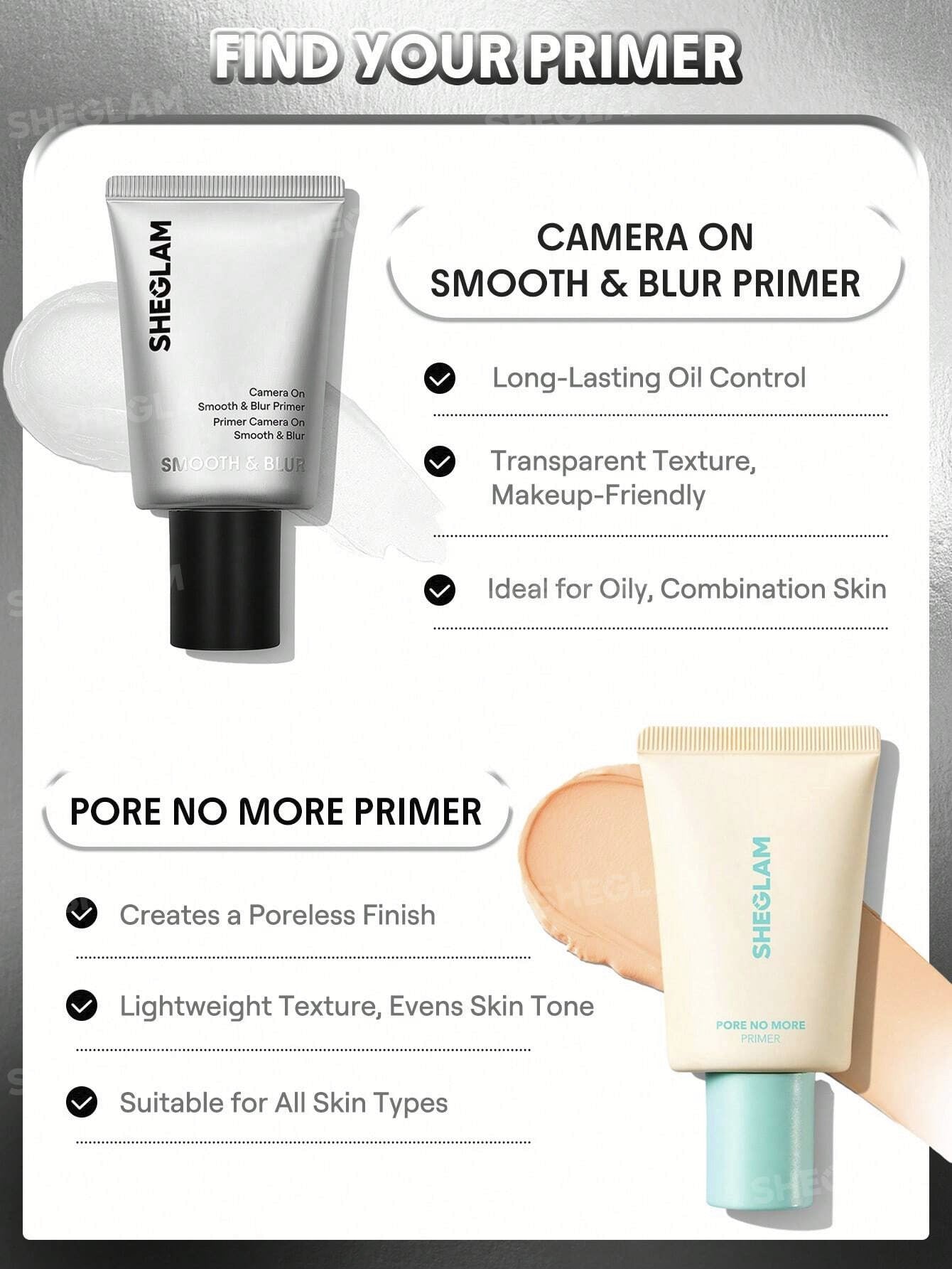 SHEGLAM CAMERA ON SMOOTH AND BLUR PRIMER 30G