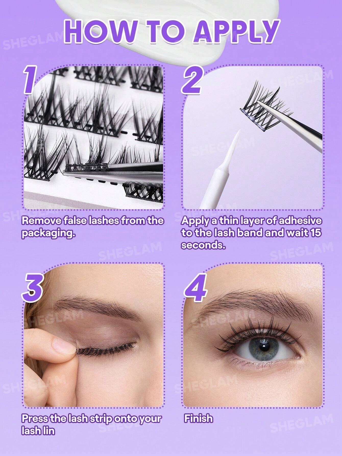 SHEGLAM LONGWEAR INVISIBLE HOLD LASH GLUE (CLEAR) 6.5G