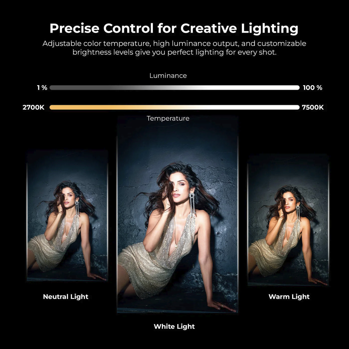 DIGITEK PORTABLE 40W RGB LED VIDEO LIGHT (LED-D40W RGB)