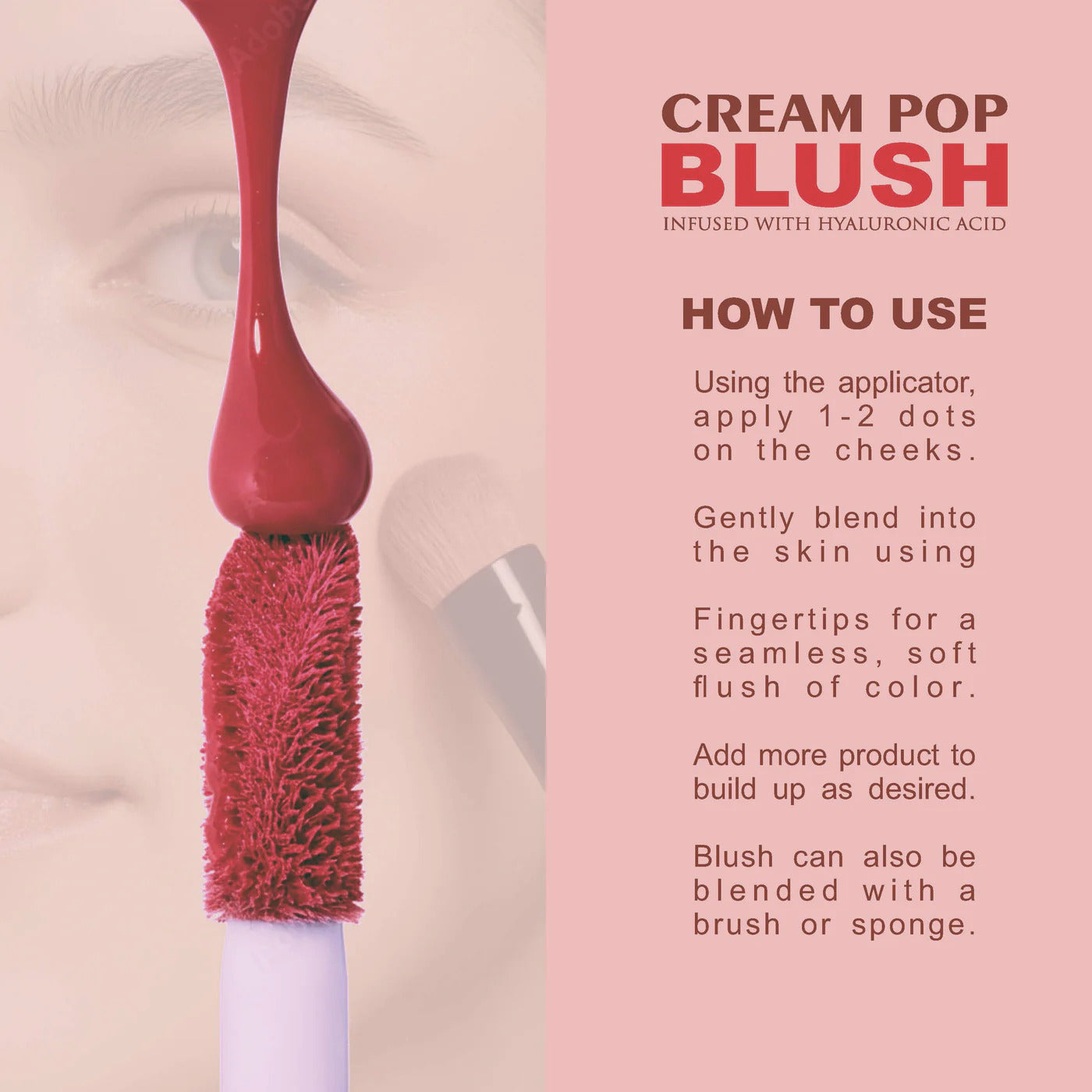 LOVE EARTH CREAM POP BLUSH SET OF 5*6ML