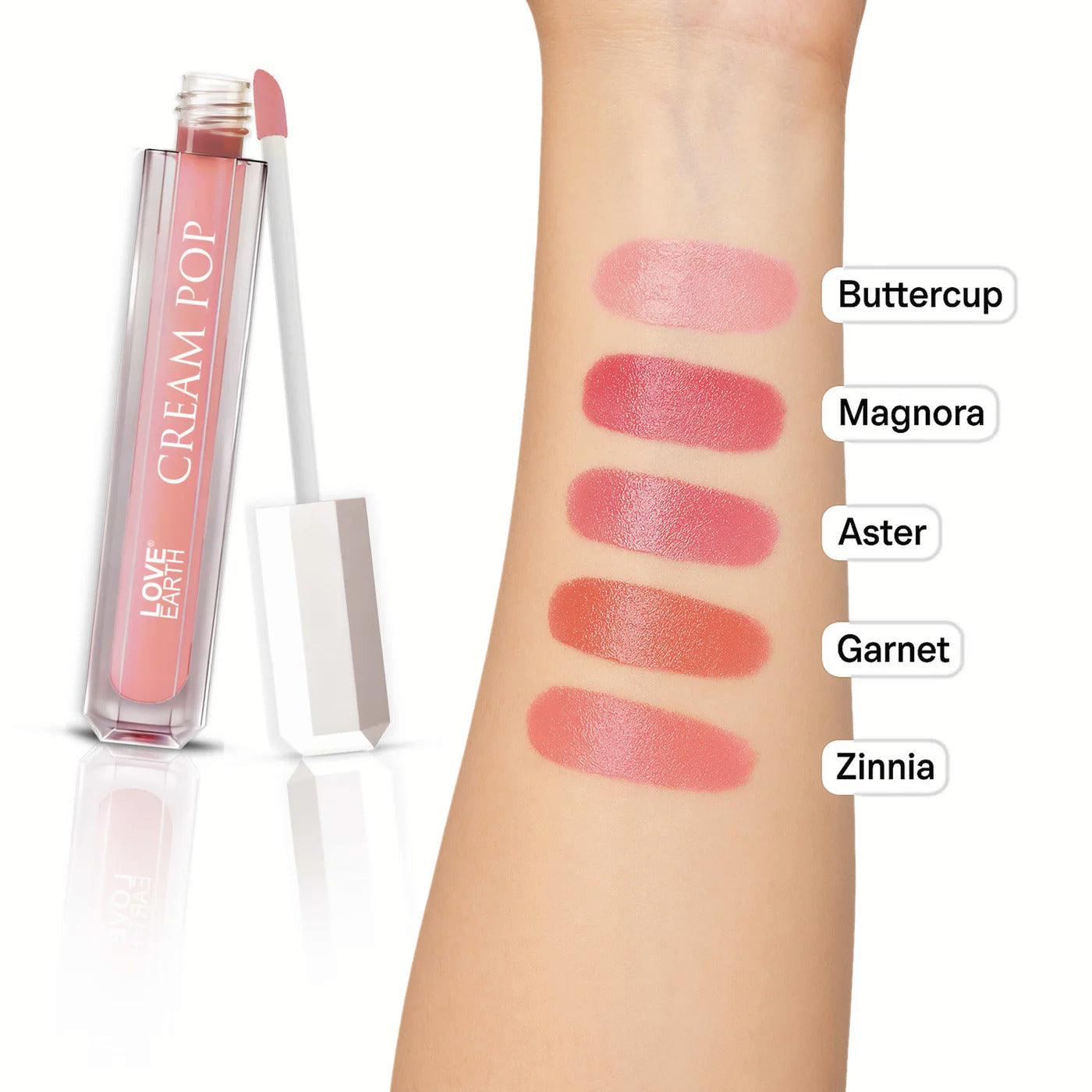 LOVE EARTH CREAM POP BLUSH SET OF 5*6ML