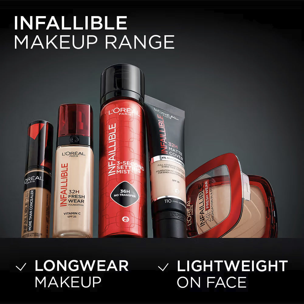 LOREAL PARIS INFALLIBLE 3-SECONDS SETTING MIST 150ML
