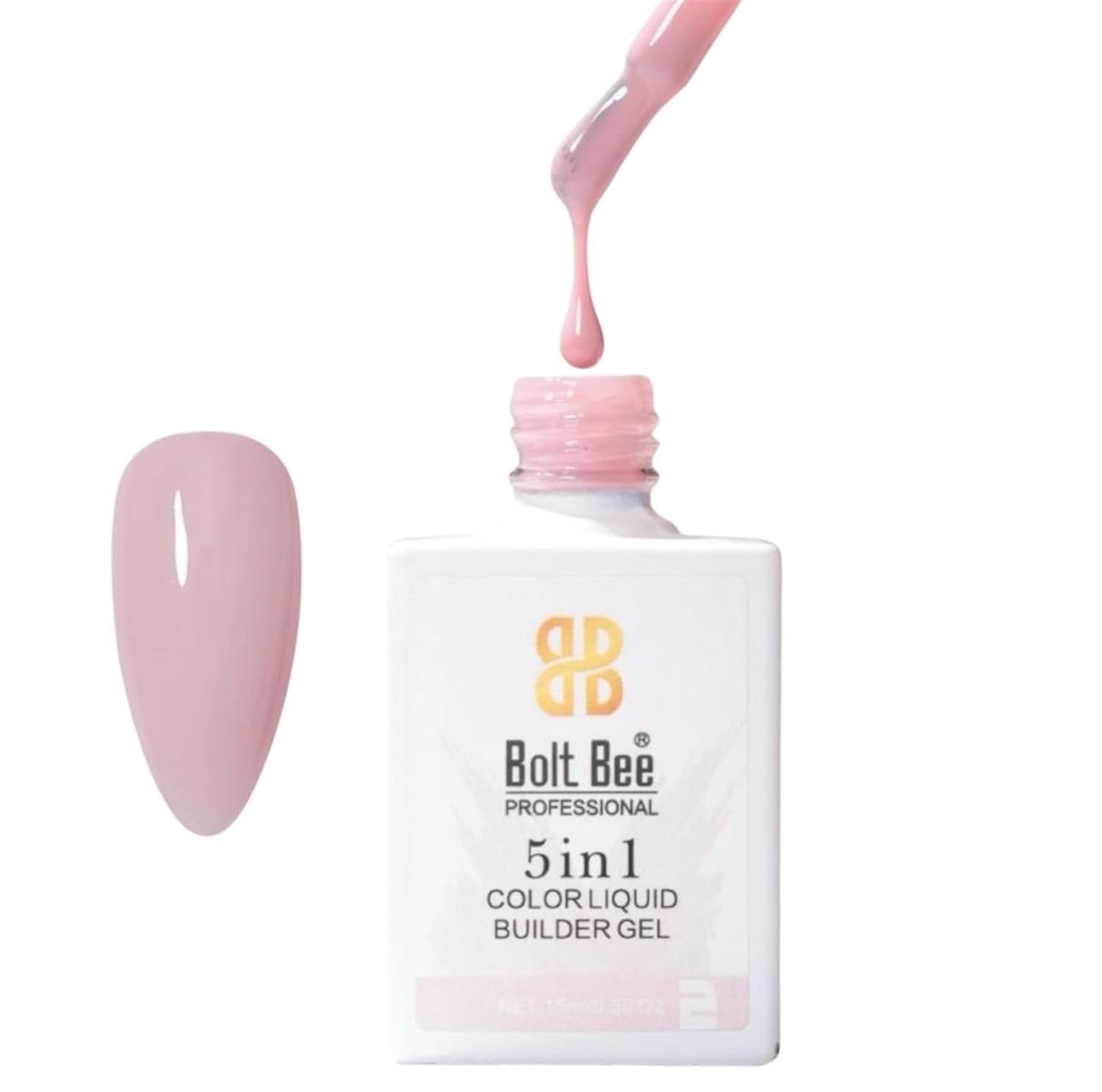 BOLT BEE 5IN1 COLOR LIQUID BUILDER GEL 15ML