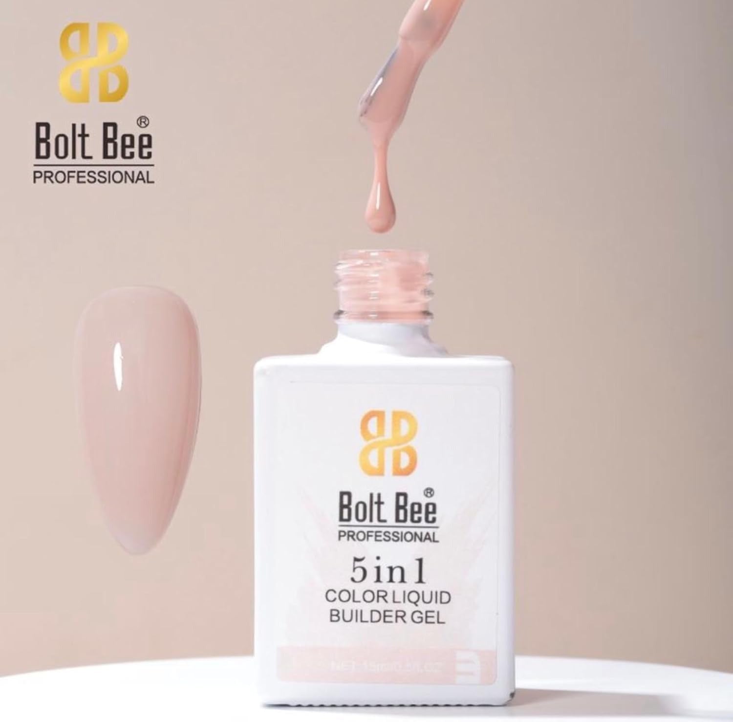 BOLT BEE 5IN1 COLOR LIQUID BUILDER GEL 15ML
