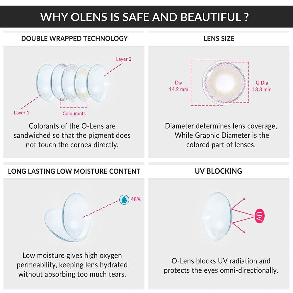 OLENS RUSSIAN SMOKY DAILY COLOR LENSES 10PECIES