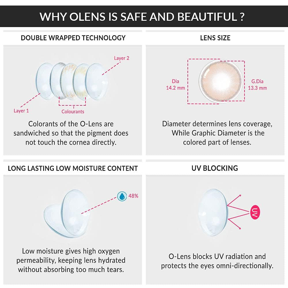OLENS RUSSIAN SMOKY DAILY COLOR LENSES 10PECIES