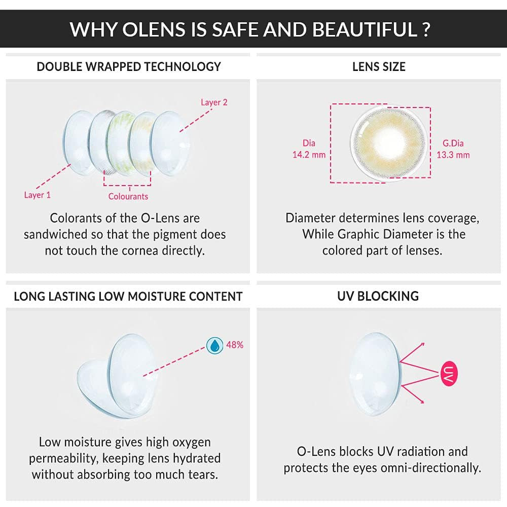 OLENS RUSSIAN SMOKY DAILY COLOR LENSES 10PECIES
