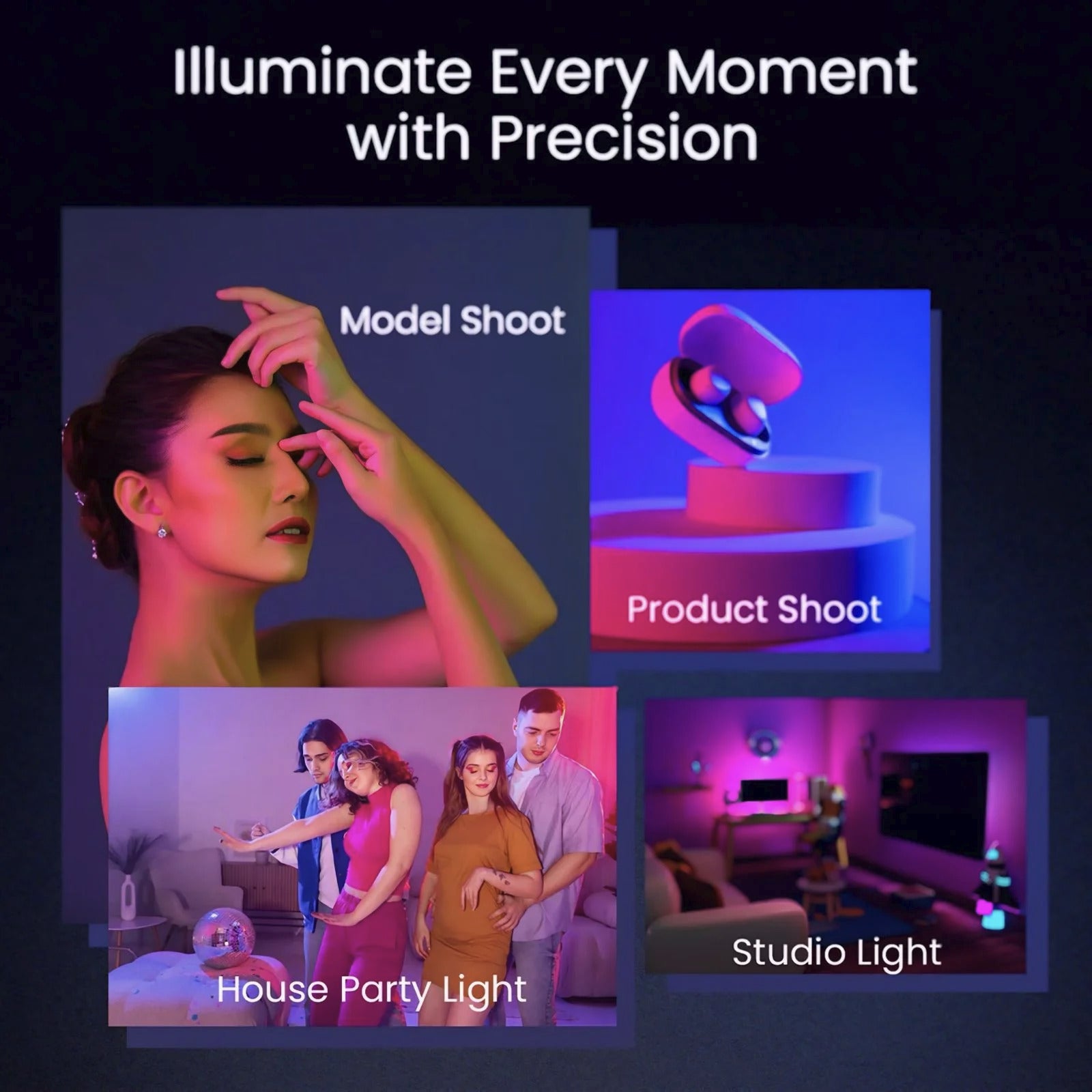 APRAMATT LUMENS 60W RGB VIDEO LIGHT (LA60R)