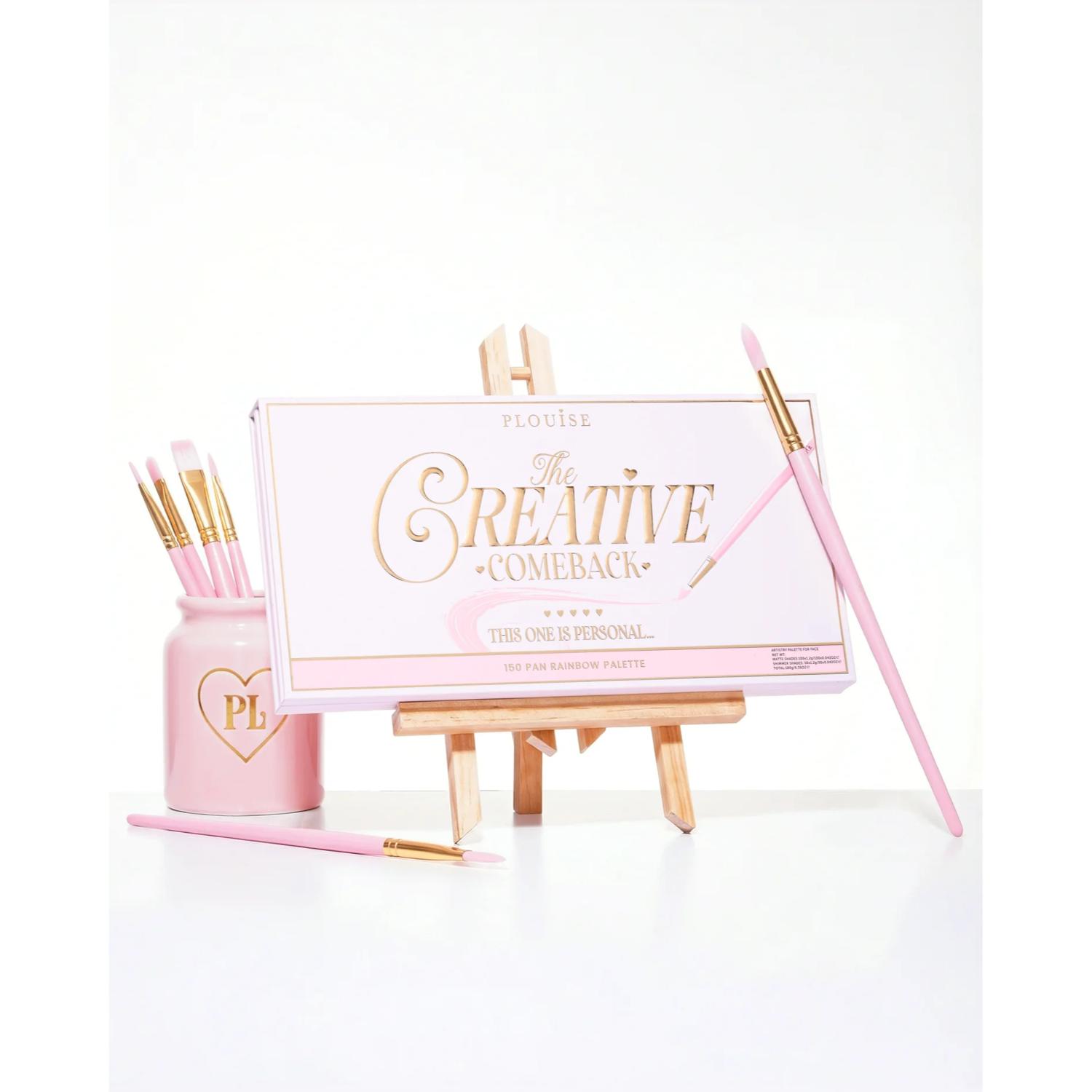 P LOUISE The creative comeback 150 pan rainbow palette