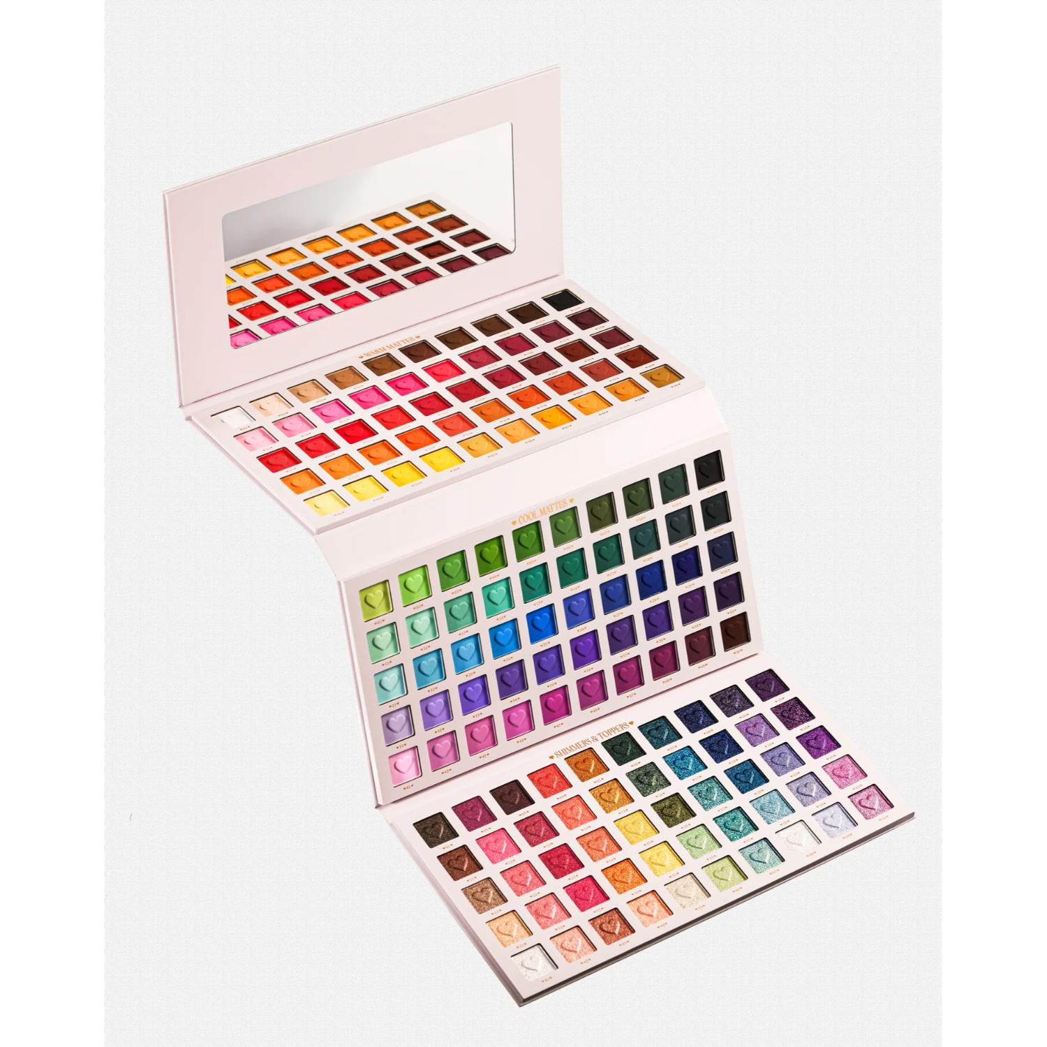 P LOUISE The creative comeback 150 pan rainbow palette