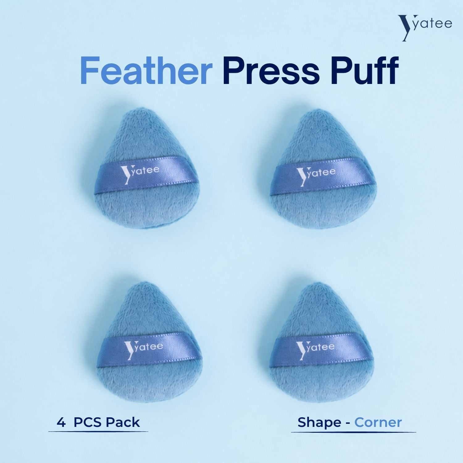 YATEE corner perfect puff -set of 4 (MINI)