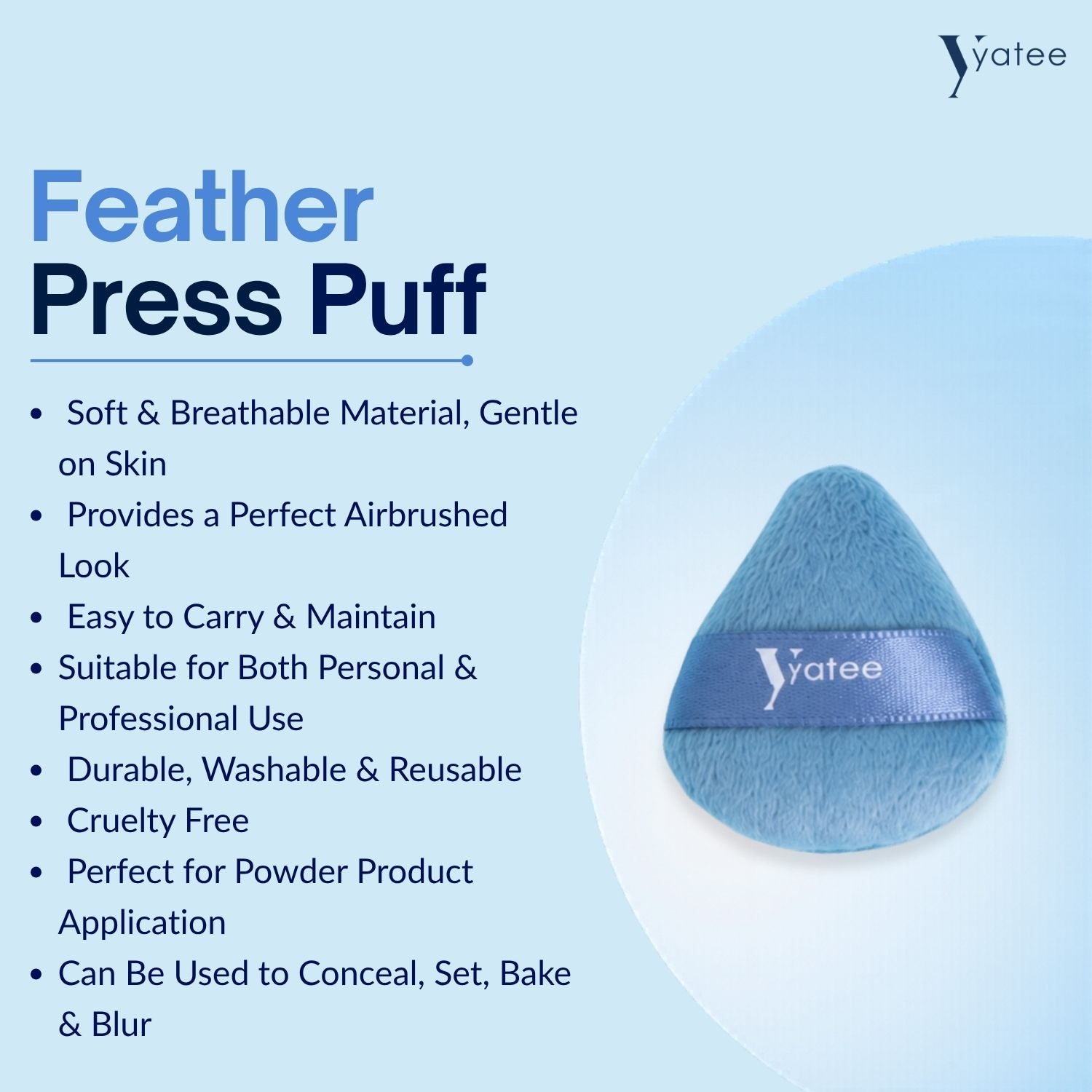 YATEE corner perfect puff -set of 4 (MINI)