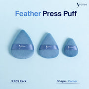 YATEE corner perfect puff -SET OF 3 (MIX)