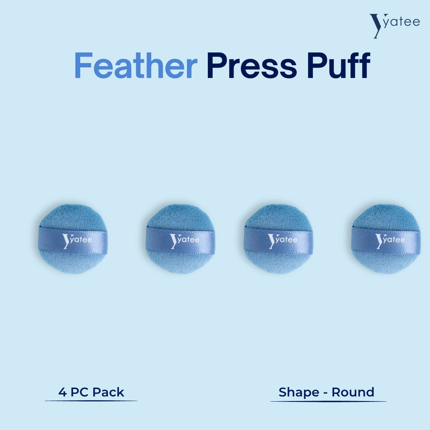 YATEE DAB PERFECT ROUND PUFF - SET OF 4 (MINI)