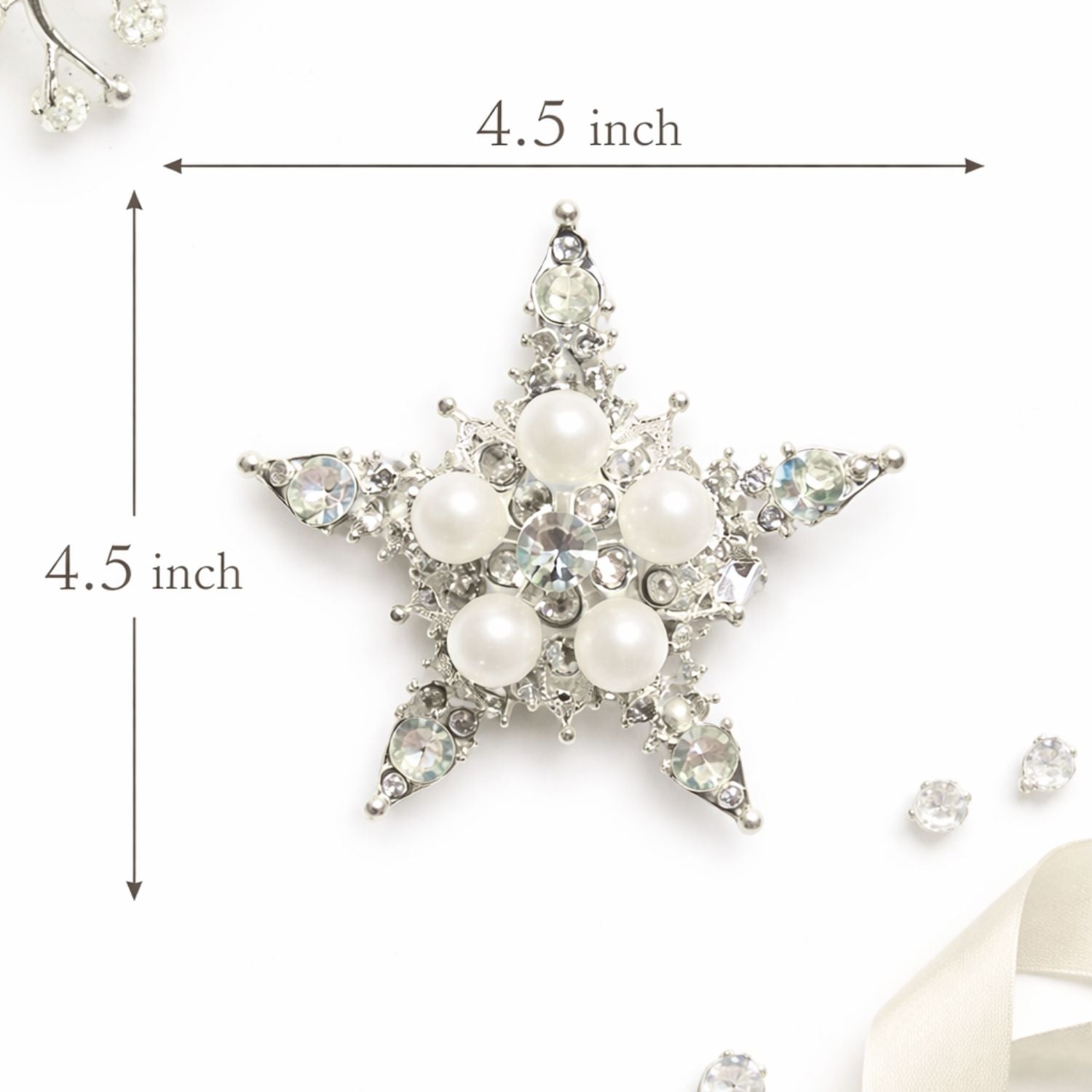 2PCS SET SILVER STAR
