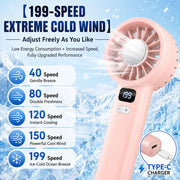 ELECTRIC HANDHELD HIGH SPEED FAN (6840)