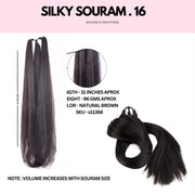 SILKY HAIR SOURAM ( NATURAL BROWN )