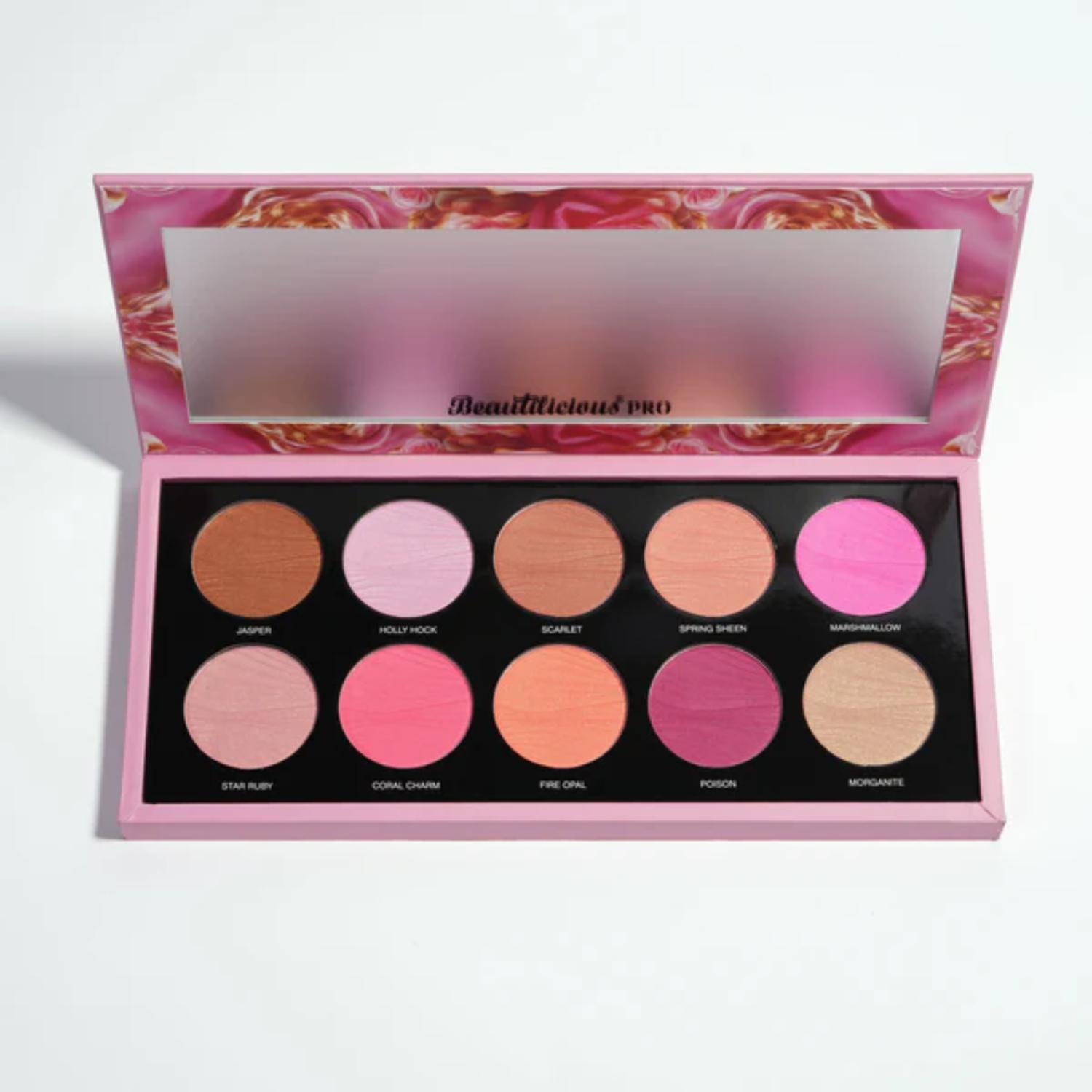 BEAUTILILICIOUS SILK VEIL LUMINOUS SILK BLUSH PALETTE 22G