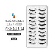 MM-35 SNS 10 PAIRS LASHES PREMIUM (MIMIC MINK)