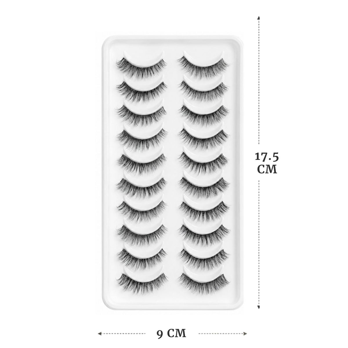 MM-40 SNS 10 PAIRS LASHES PREMIUM (MIMIC MINK)