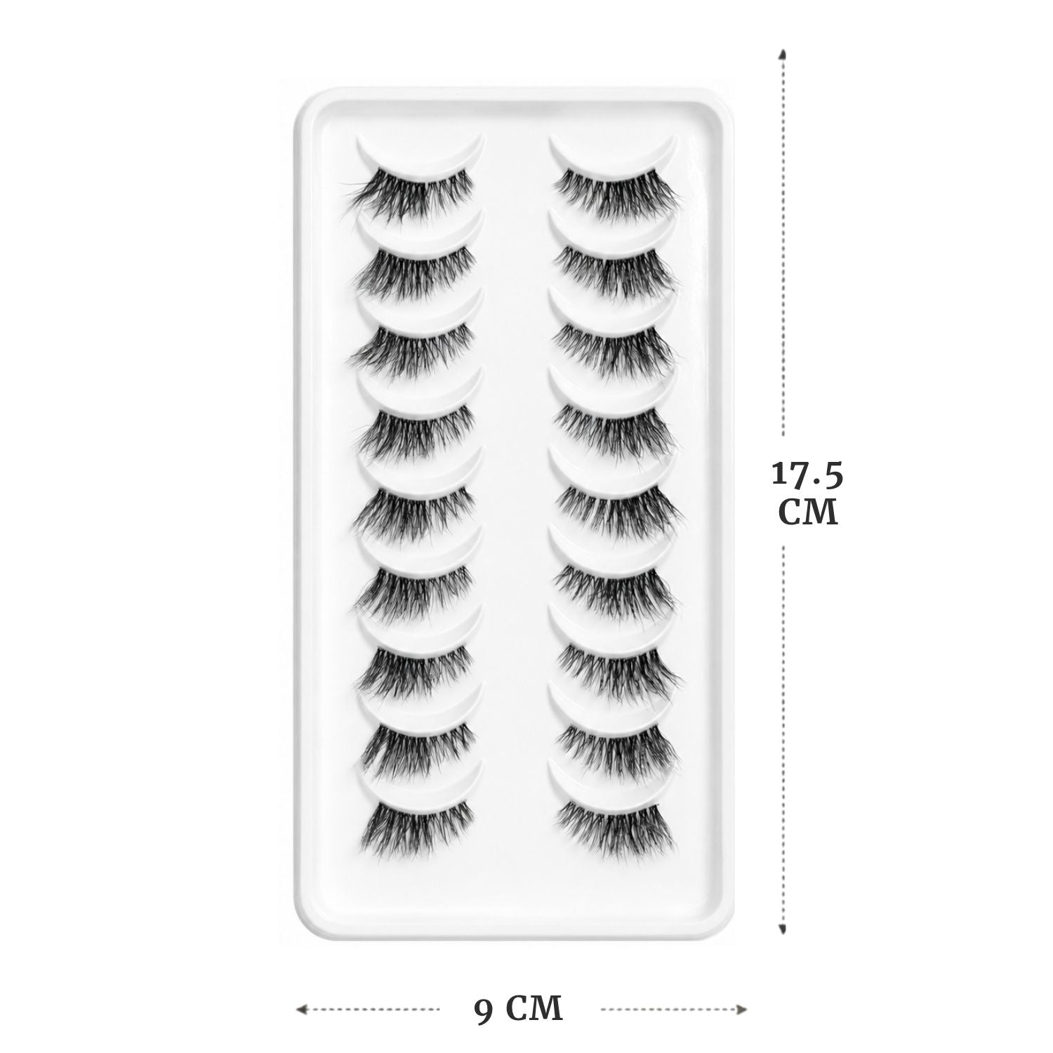 MM-61 SNS 10 PAIRS LASHES PREMIUM (MIMIC MINK)