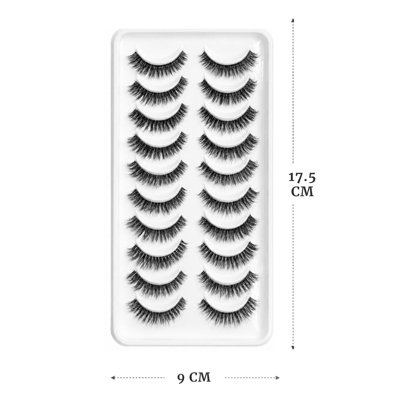 MM-71 SNS 10 PAIRS LASHES PREMIUM (MIMIC MINK)