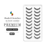 SNS 10 PAIRS LASHES PREMIUM (MIMIC MINK) MM-84