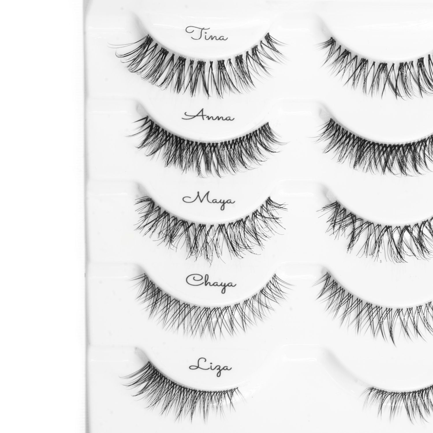 SNS 5 PAIR PREMIUM LASHES- MIX 1