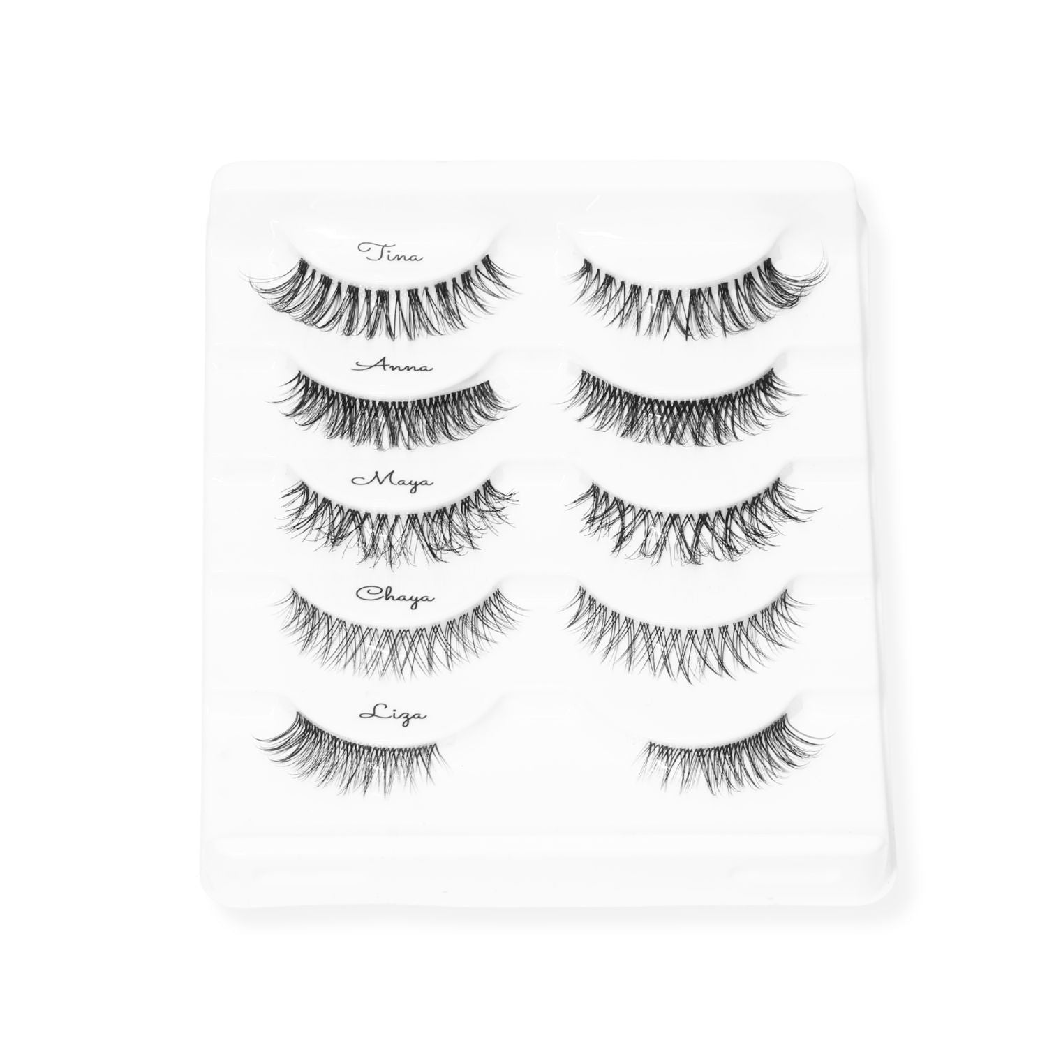 SNS 5 PAIR PREMIUM LASHES- MIX 1