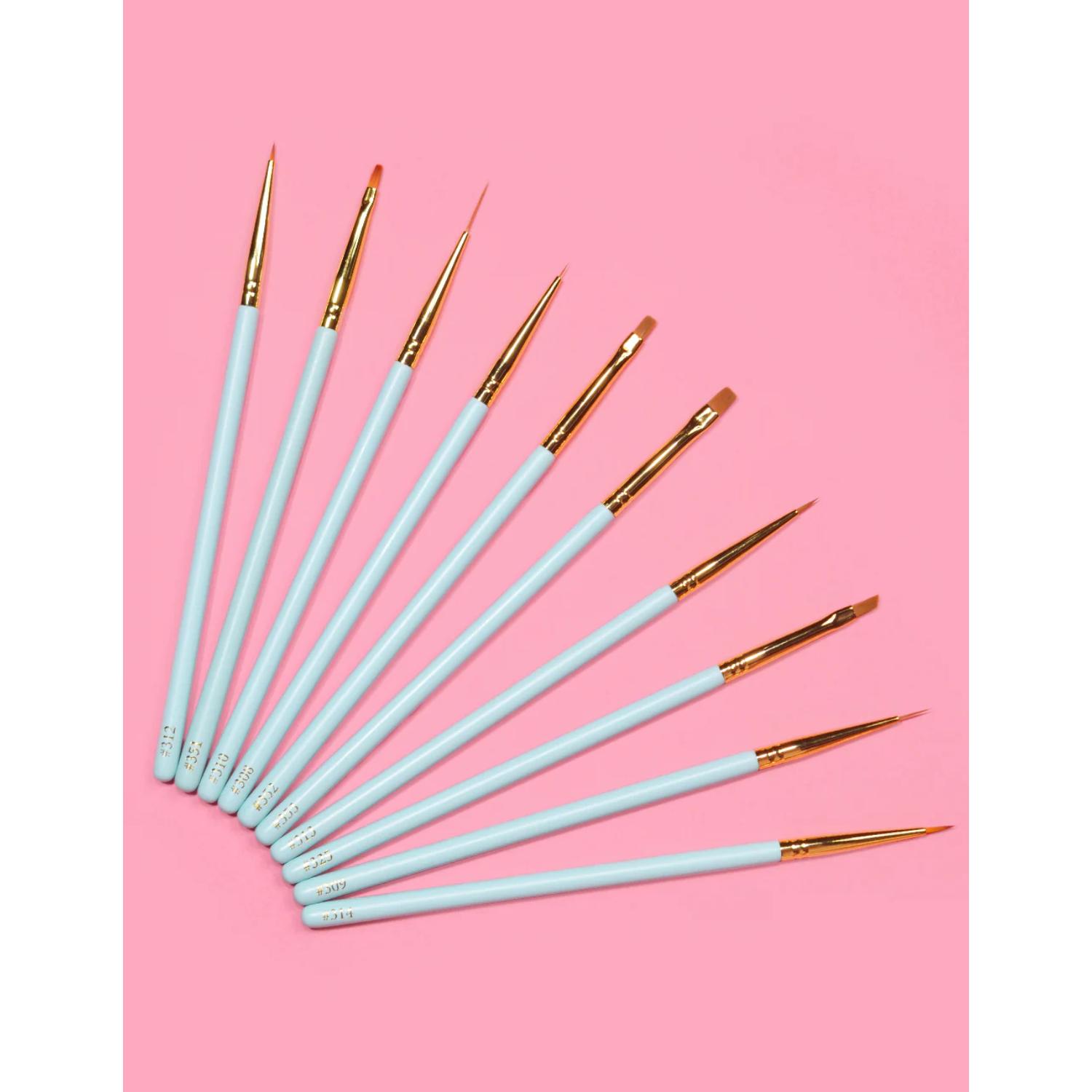 P.LOUISE DETAIL IN THE DEAL 10PC BRUSH SET