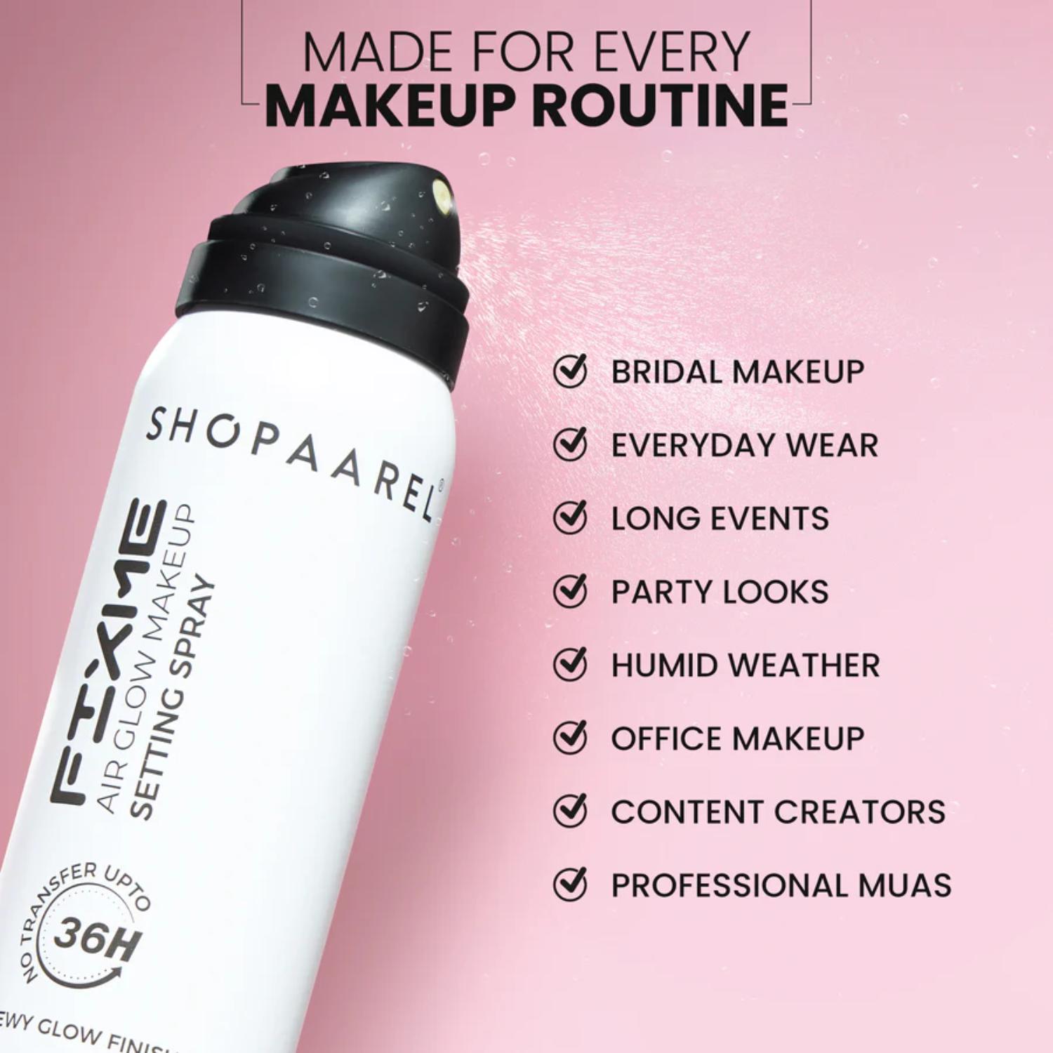 SHOPAAREL FIX ME AIR GLOW MAKEUP SETTING SPRAY 100ML