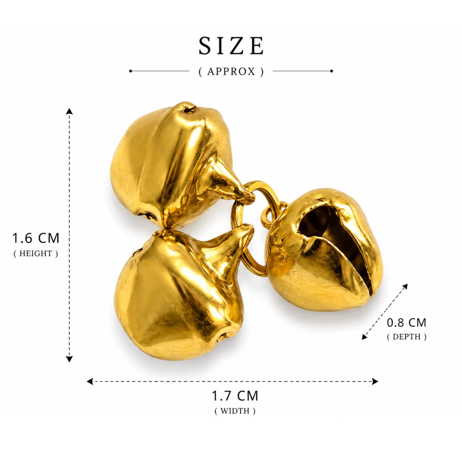 HAIR BLING NUPUR GHUNGHROO CHARMS