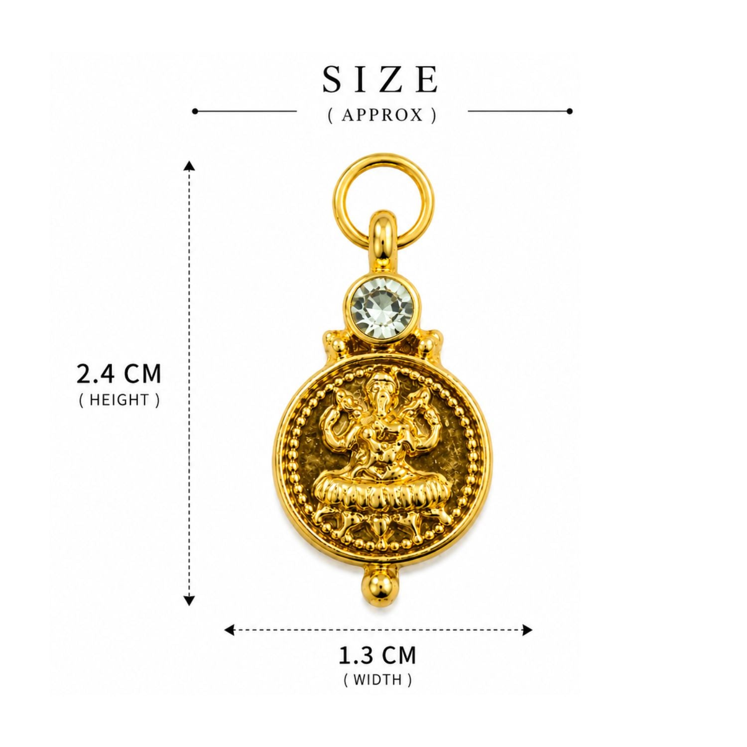 HAIR BLING KANAK COIN CHARM