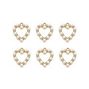 HAIR BLING DILBAR HEART CHARMS