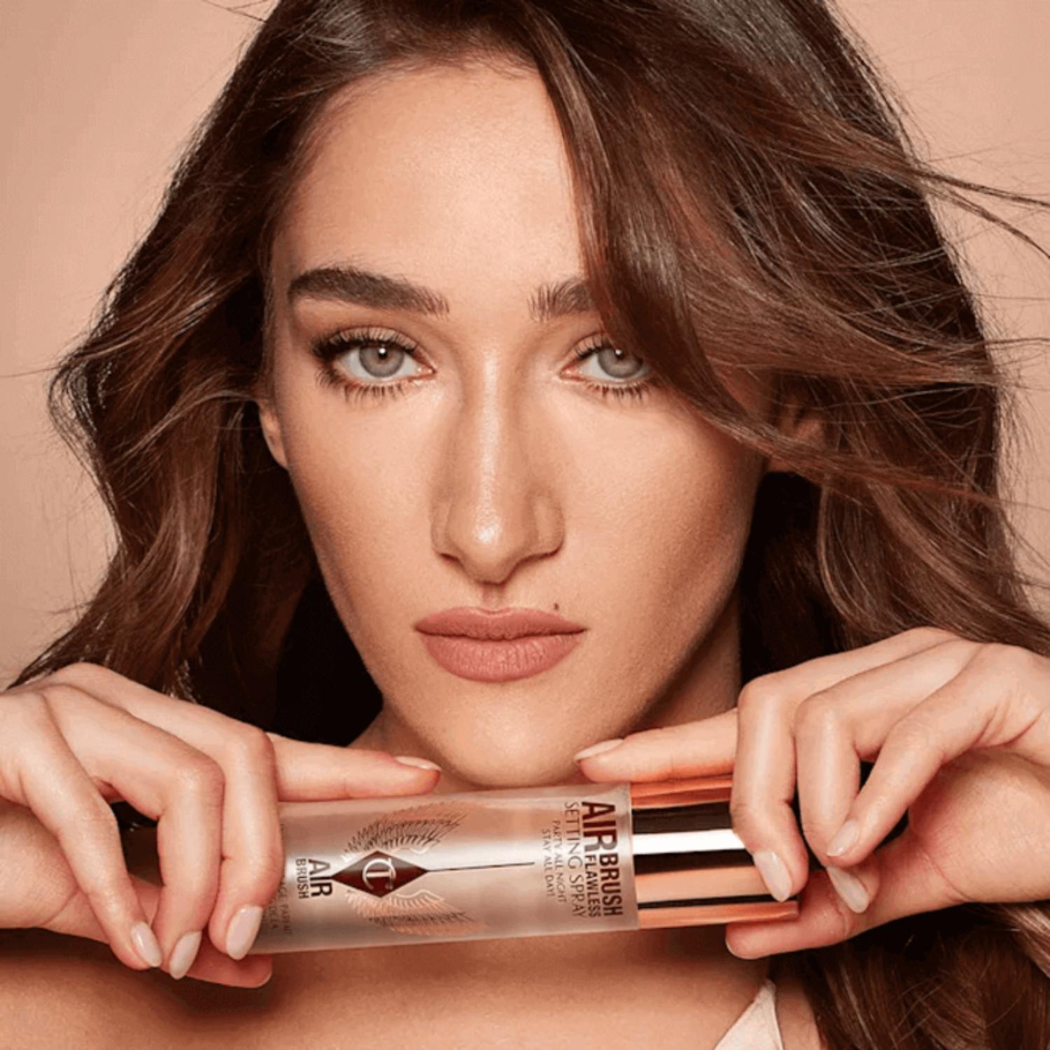 CHARLOTTE TILBURY AIRBRUSH FLAWLESS SETTING SPRAY DUO SET (100ML*1-34ML*1) 134ML