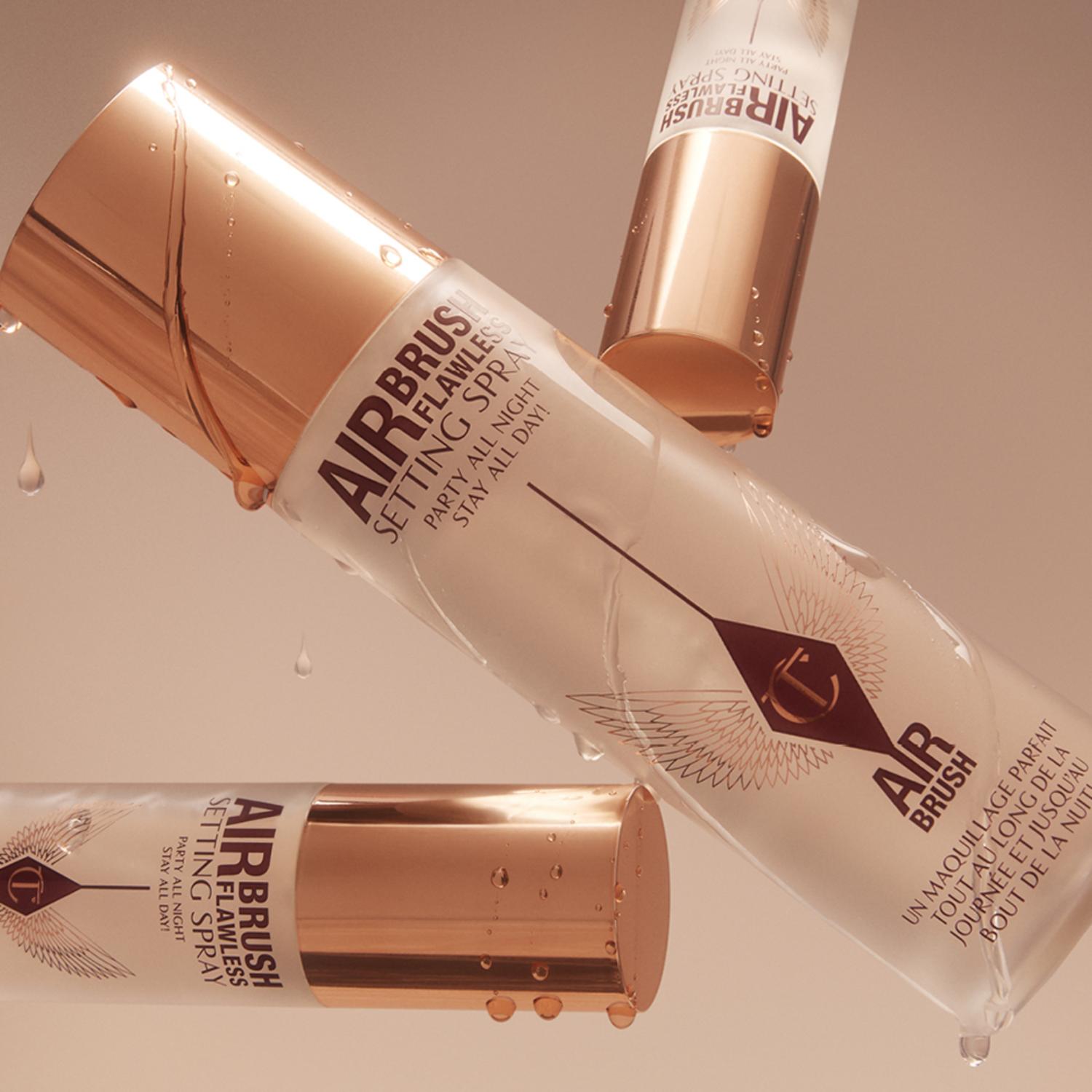 CHARLOTTE TILBURY AIRBRUSH FLAWLESS SETTING SPRAY DUO SET (100ML*1-34ML*1) 134ML