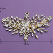 CRYSTAL LEAF HAIR ACCESSORIES
