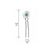 12PCS SNOW BLOSSOM HAIR PIN