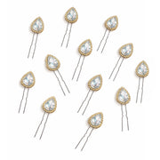 12PCS OVAL STONE WITH UPIN