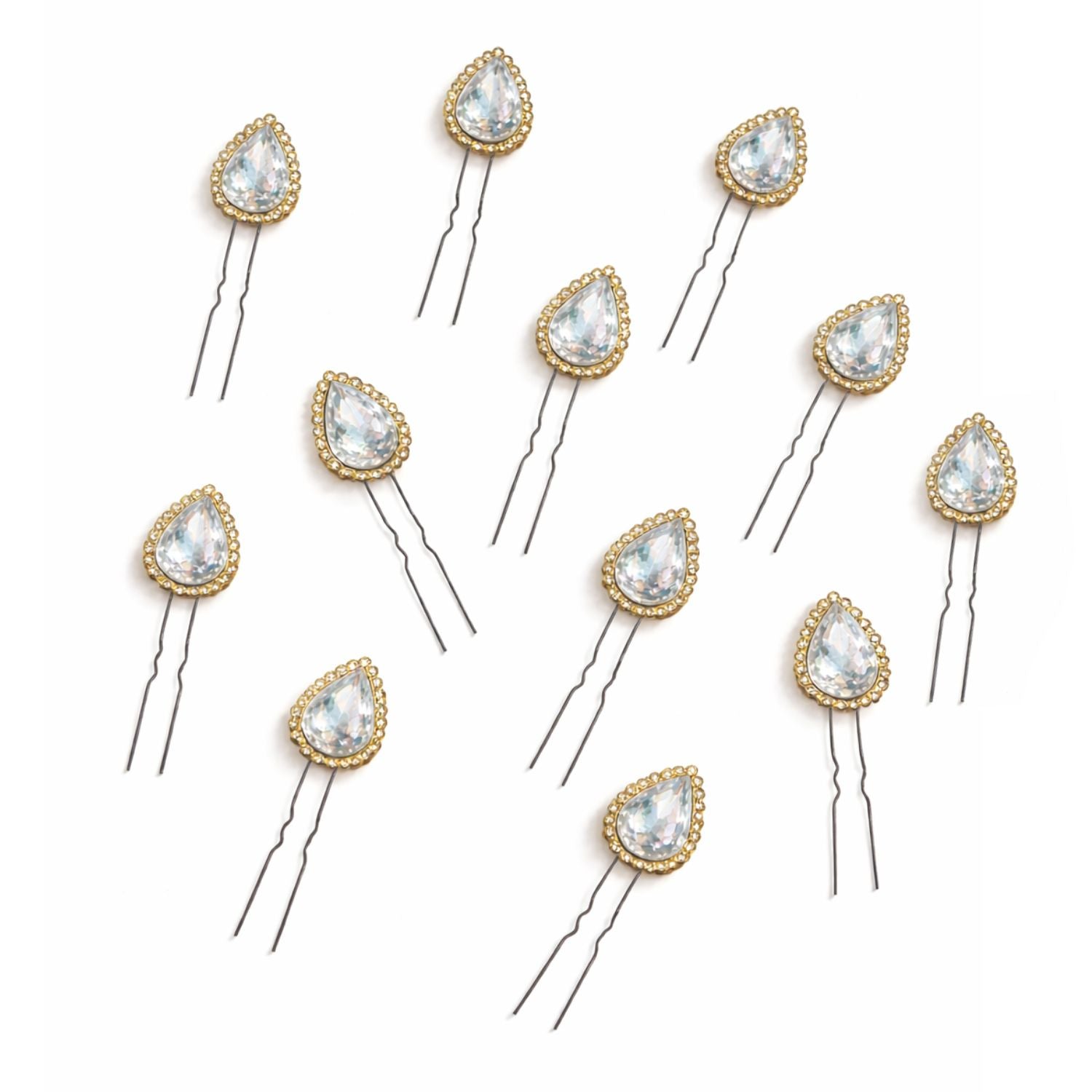12PCS OVAL STONE WITH UPIN