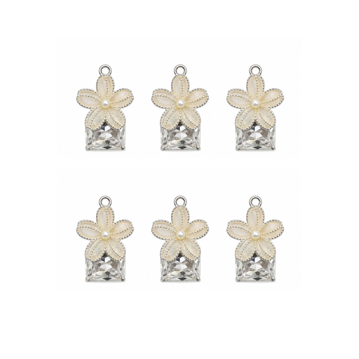 HAIR BLING 6 PCS PIXLE BLOOM HAIR CHARM