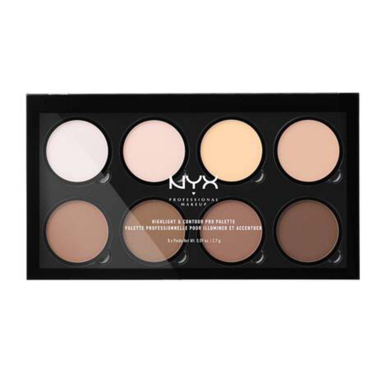 NYX HIGHLIGHT & CONTOUR PRO PALETTE - 8*2.7 G (21.6 G)