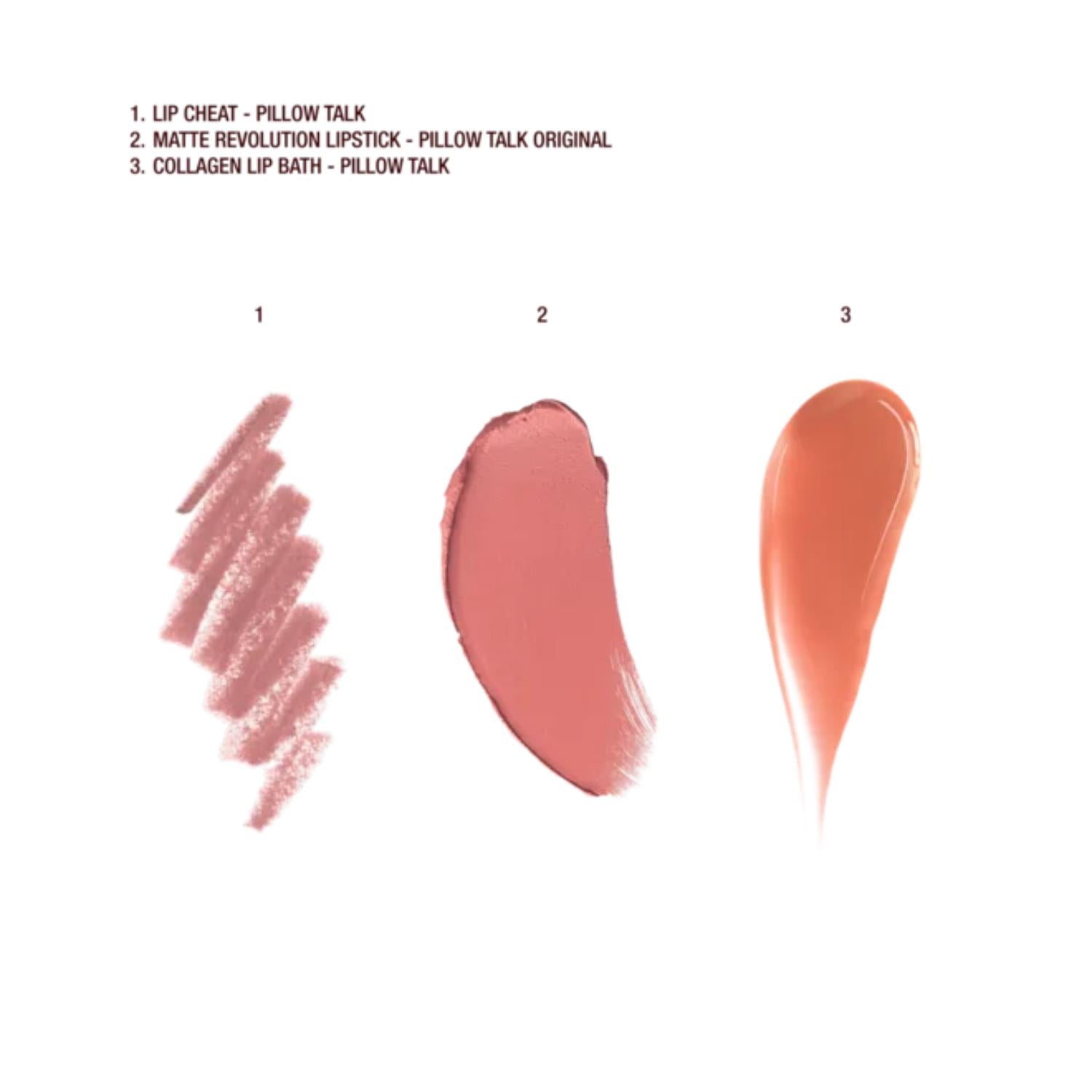CHARLOTTE TILBURY PILLOW TALK ICONIC MINI LIP KIT - LIMITED EDITION KIT