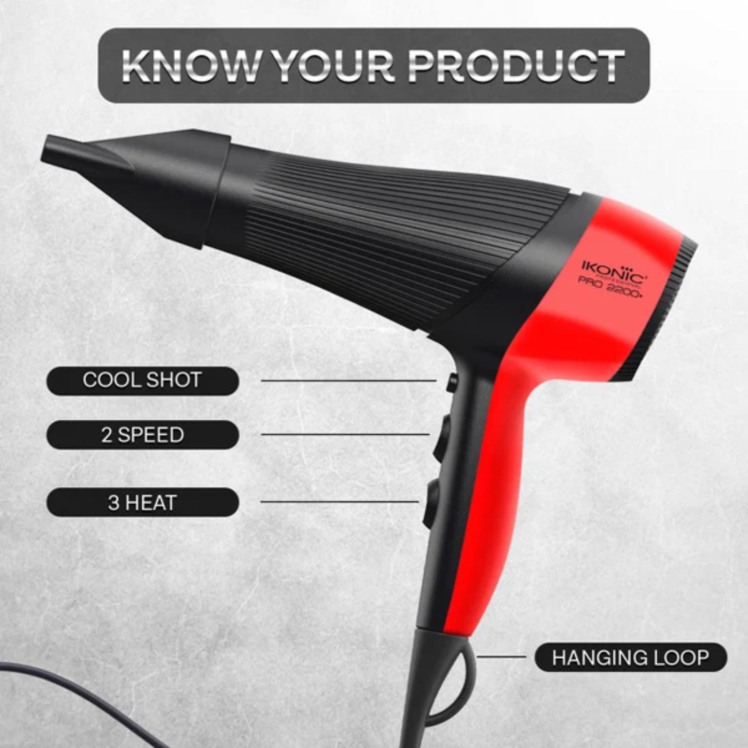 IKONIC PROFESSIONAL HAIR DRYER PRO 2200+